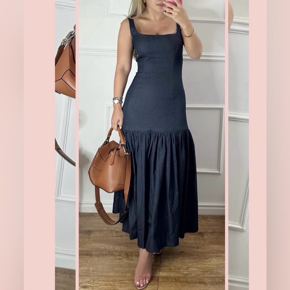 Denim  Maxi Dress